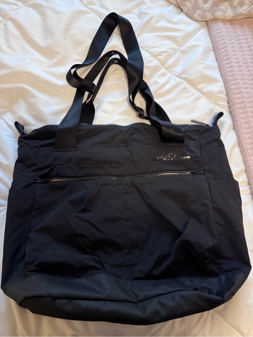 The North Face Never Stop Black Laptop Tote Bag